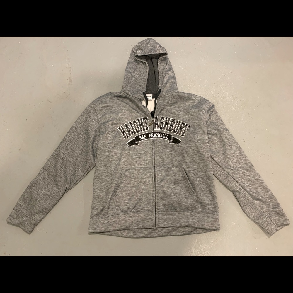 Haight Ashbury (San Francisco) Zip Up Hooded Sweatshirt